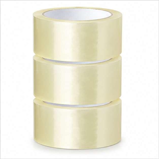 Nastro Adesivo Trasparente 48Mm X 66M (3 rotoli)