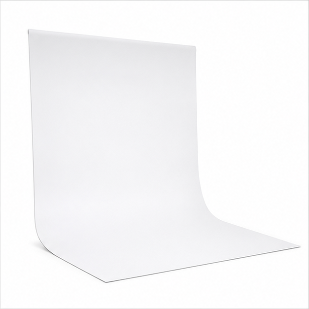 Sfondo Fotografico Bianco, 1,5 X 2 M